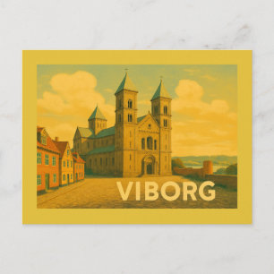 Viborg Denmark Cathedral Postcard