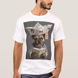 Vibra Bonito French Bulldog T-Shirt – Reading Gift
