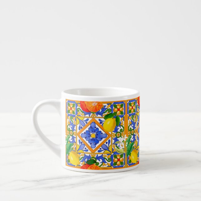 Vibran Mediterranean lemon espresso Speciality Mug (Left)