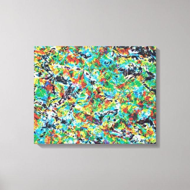 Vibrance poster canvas print (Front)