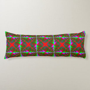 Vibrant 3D Colourful Digital Design Body Pillow