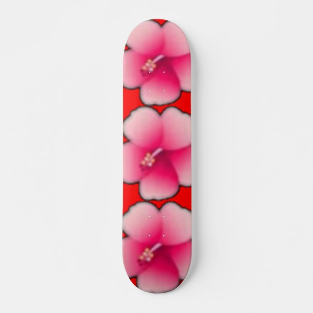 Vibrant 3D Digital Artwork Skateboard Deck (Front)