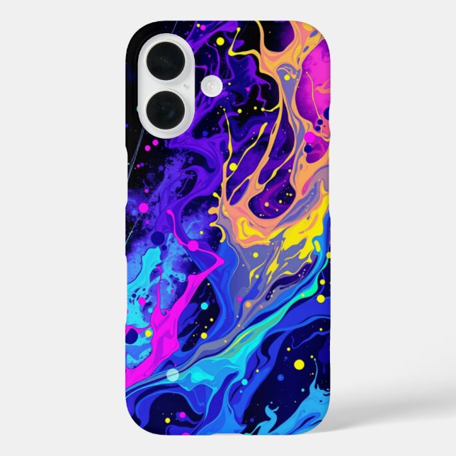 Vibrant Abstract: A Burst of Colour Case-Mate iPhone Case (Back)