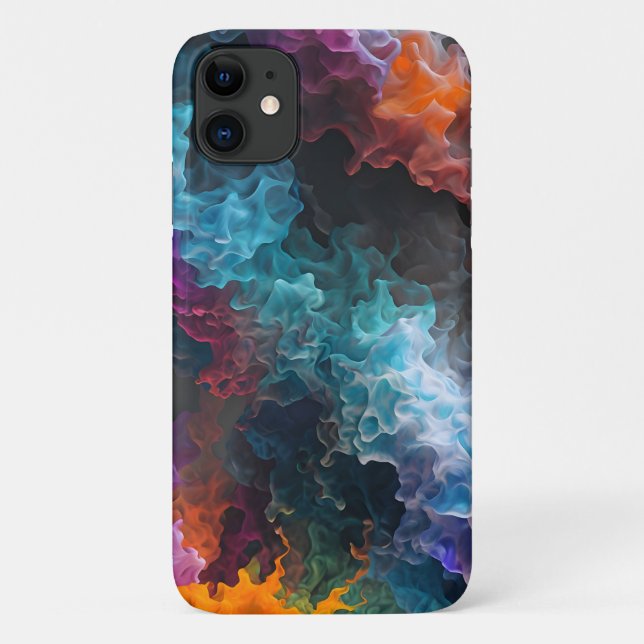 Vibrant Abstract Art: A Kaleidoscope of Colour Case-Mate iPhone Case (Back)