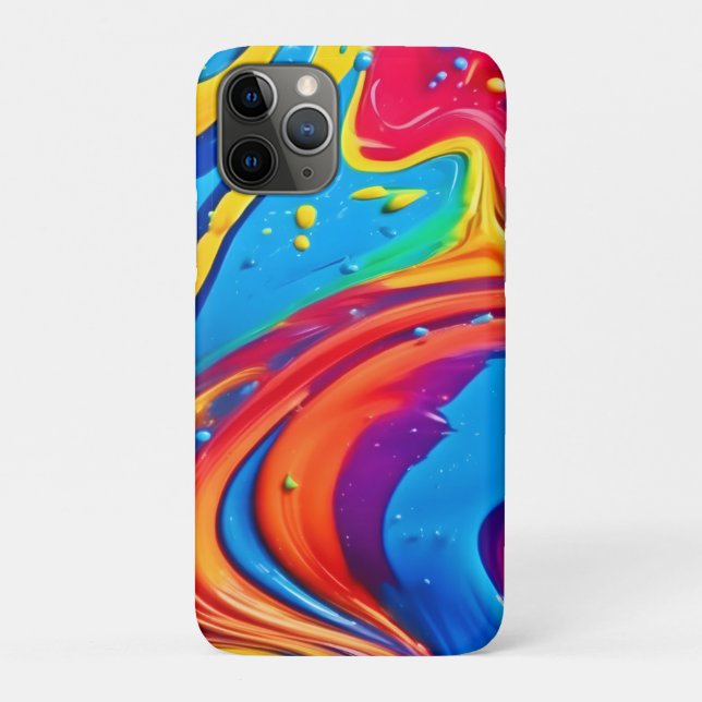 Vibrant Abstract Art Case-Mate iPhone Case (Back)