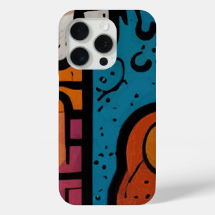Vibrant Abstract Art iPhone 15 Pro Case