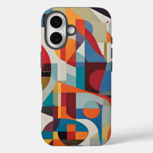 Vibrant Abstract Art – Expressive & Colourful Desi iPhone 16 Case