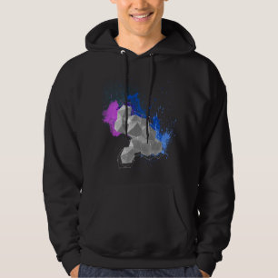 Vibrant Abstract Art Hoodie – Colorful Creative St