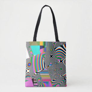 Vibrant abstract background. Colourful pattern. Ge Tote Bag
