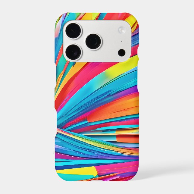 Vibrant Abstract Colour Burst (Back)