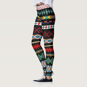 Vibrant abstract design   leggings