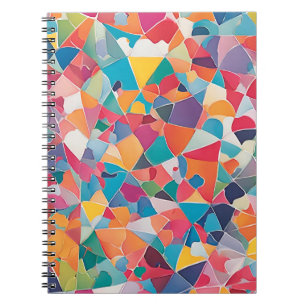 Vibrant Abstract Design Notebook - the best gift