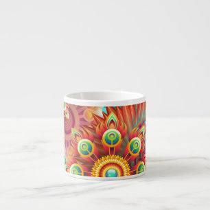 Vibrant Abstract Espresso Cup