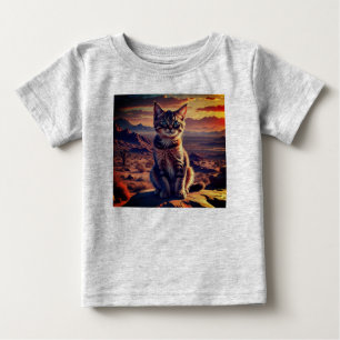 "Vibrant Abstract Explosion T-Shirt for Baby Boy"
