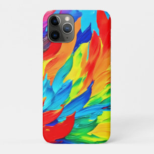 Vibrant Abstract Expressionism Painting  iPhone 11 Pro Case