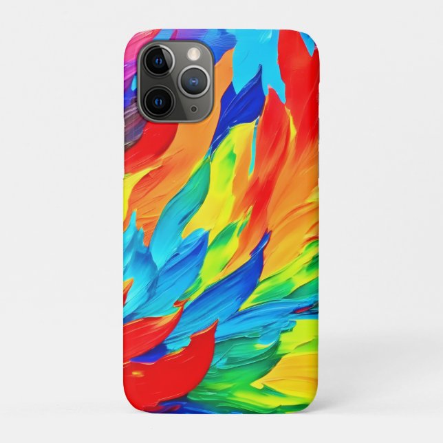 Vibrant Abstract Expressionism Painting  Case-Mate iPhone Case (Back)