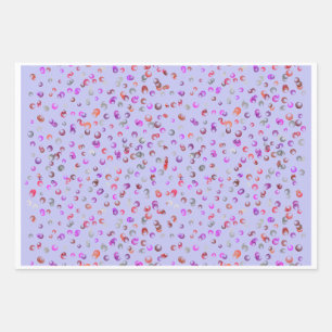 Vibrant Abstract Floral Botanical Wrapping Paper