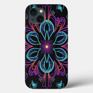 Vibrant Abstract Floral iPhone 13 Case