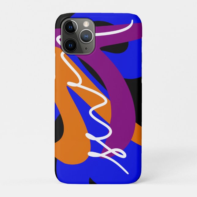 Vibrant Abstract Flow Case-Mate iPhone Case (Back)