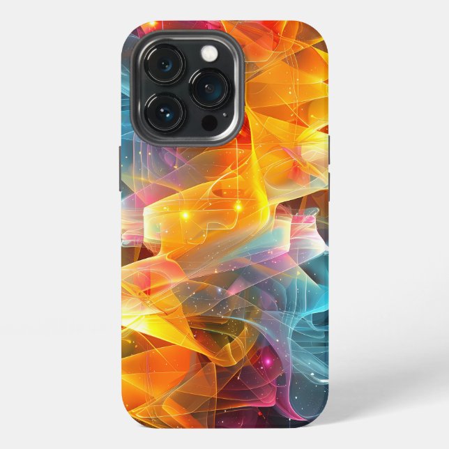 Vibrant Abstract iPhone Case (Back)