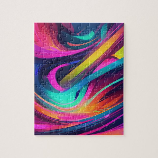 Vibrant Abstract Jigsaw Puzzle (Vertical)
