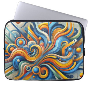 Vibrant Abstract Laptop Sleeve 