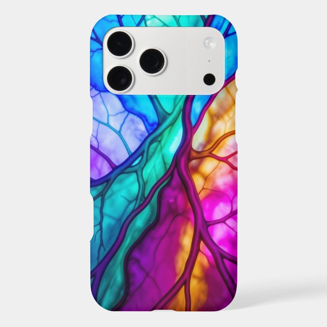 Vibrant Abstract Lines Phone Case (Back)