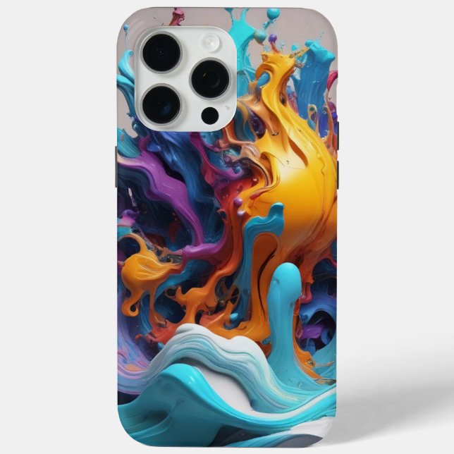 Vibrant Abstract : Make Your Phone a Work of Art Case-Mate iPhone Case (Back)