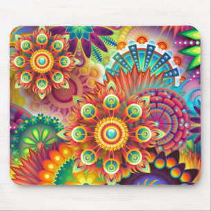Vibrant Abstract Mouse Mat