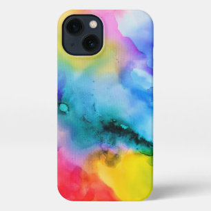Vibrant Abstract Multicolor Watercolor Phone Case