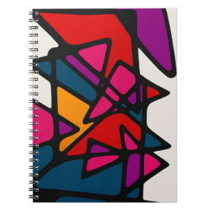 Vibrant Abstract Notebook