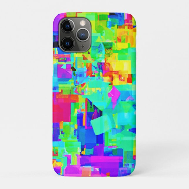 Vibrant Abstract Pattern Case-Mate iPhone Case (Back)