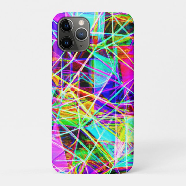Vibrant Abstract Pattern Design Case-Mate iPhone Case (Back)