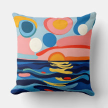 Vibrant Abstract Seascape