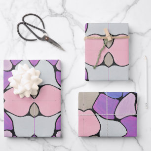 Vibrant Abstract Wrapping Paper Sheet