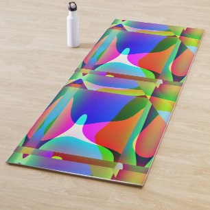 Vibrant Abstract Yoga Mat