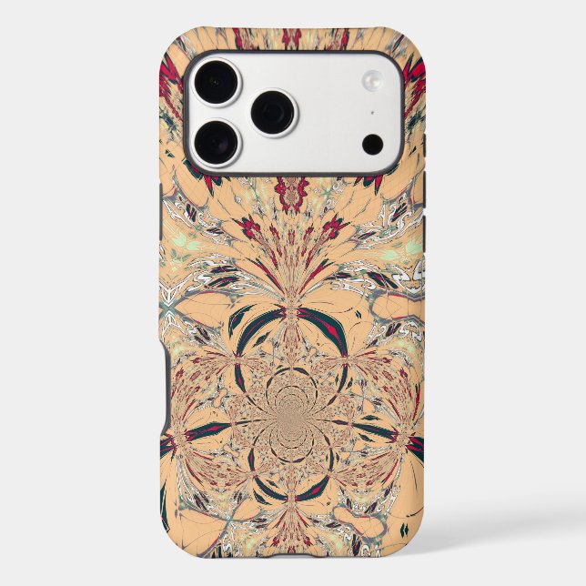 Vibrant African Kaleidoscope: A Peachy Delight (Back)