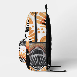 Vibrant African Pattern Printed Backpack