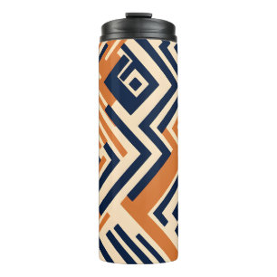 Vibrant African Pattern Thermal Tumbler