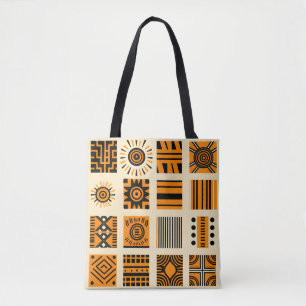 Vibrant African Pattern Tote Bag