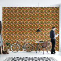 Vibrant African Print Handcrafted Cultural Art 