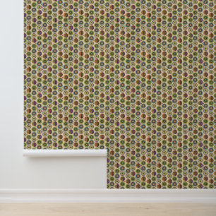 Vibrant African Print Handcrafted Cultural Art Wallpaper
