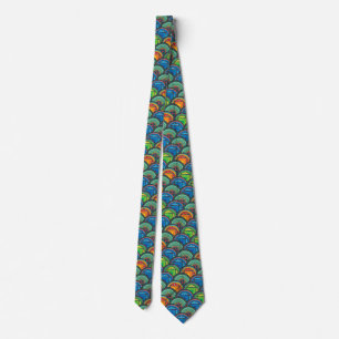Vibrant African Textiles: Mixing Pattern Scales Tie