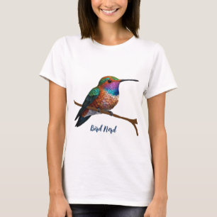 Vibrant Allen’s Hummingbird Painting T-Shirt