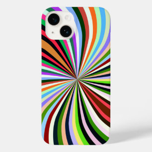 Vibrant and Chic Colourful Swirl Abstract Design Case-Mate iPhone 14 Case