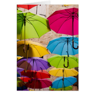 Vibrant and Colourful Umbrellas