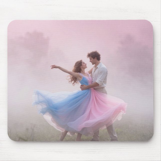 "Vibrant and expressive artwork capturing the joy  Mouse Mat (Front)