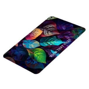vibrant and visually striking arrangement of leave magnet