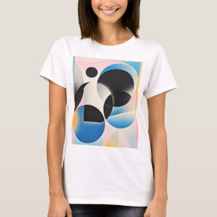 Vibrant and whimsical abstract artwork geometric T-Shirt