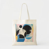 Vibrant and whimsical abstract artwork geometric